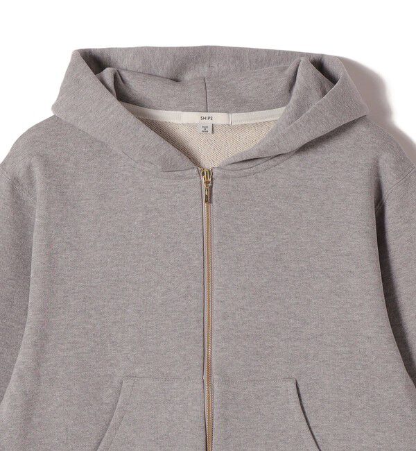 SHIPS for women「〈洗濯機可能〉AZUMA 裏毛 刺繍 ジップ アップ パーカ」|パーカー|