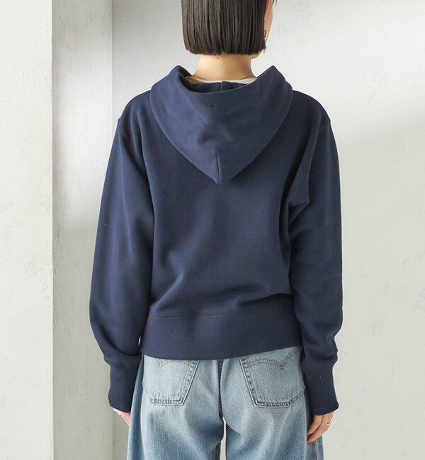 SHIPS for women「〈洗濯機可能〉AZUMA 裏毛 刺繍 ジップ アップ パーカ」|パーカー|