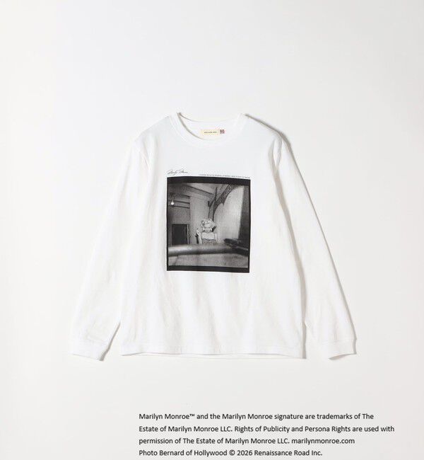 SHIPS any「《予約》GOOD ROCK SPEED:〈洗濯機可能〉MARILYN MONROE フォト プリント ロンTEE 26SS」|Tシャツ・カットソー|