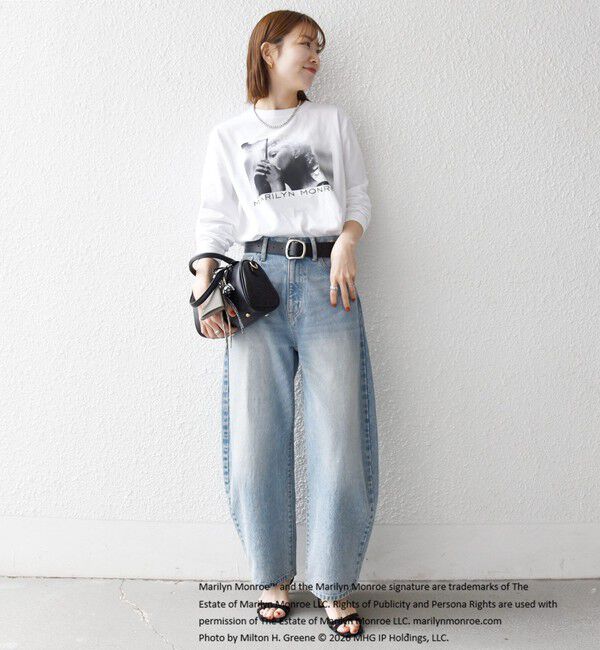 SHIPS any「《予約》GOOD ROCK SPEED:〈洗濯機可能〉MARILYN MONROE フォト プリント ロンTEE 26SS」|Tシャツ・カットソー|