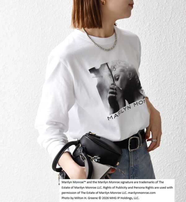 SHIPS any「《予約》GOOD ROCK SPEED:〈洗濯機可能〉MARILYN MONROE フォト プリント ロンTEE 26SS」|Tシャツ・カットソー|