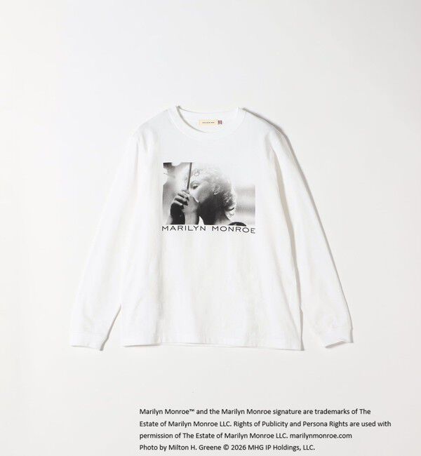 SHIPS any「《予約》GOOD ROCK SPEED:〈洗濯機可能〉MARILYN MONROE フォト プリント ロンTEE 26SS」|Tシャツ・カットソー|