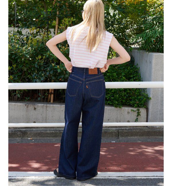 OUTDOOR PRODUCTS Usual Things「追加2 ULTライトデニムハイライズルーズ5PKT」|デニム|