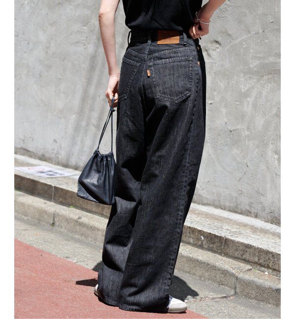 OUTDOOR PRODUCTS Usual Things「追加2 ULTライトデニムハイライズルーズ5PKT」|デニム|