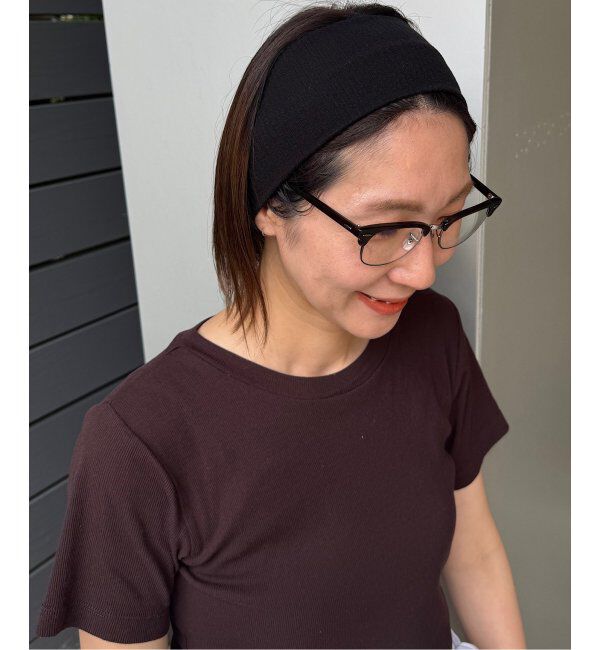 OUTDOOR PRODUCTS Usual Things「リブヘアバンド」|その他|ブラック