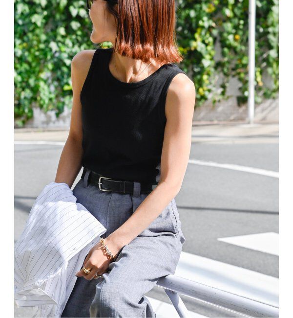 OUTDOOR PRODUCTS Usual Things「追加 シグネチャー前後2WAYタンク」|タンクトップ|ブラック