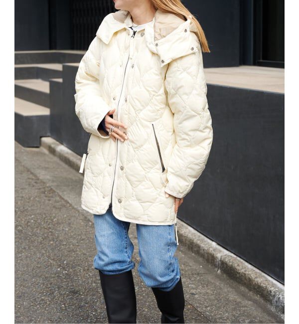 OUTDOOR PRODUCTS Usual Things「TAION 別注2WAYハーフダウンコート」|ダウン|