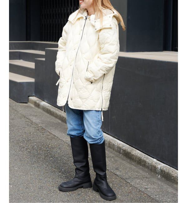 OUTDOOR PRODUCTS Usual Things「TAION 別注2WAYハーフダウンコート」|ダウン|