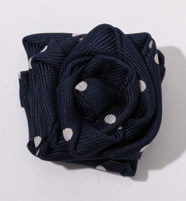 TOMORROWLAND GOODS「Nicky シルク フラワーピン」|その他|68 ネイビー系