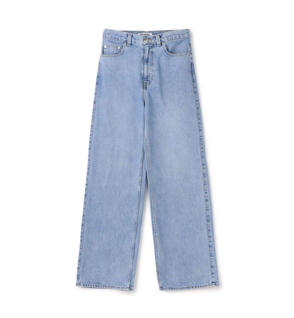 MACPHEE「デニム ワイドストレートパンツ」|デニム|