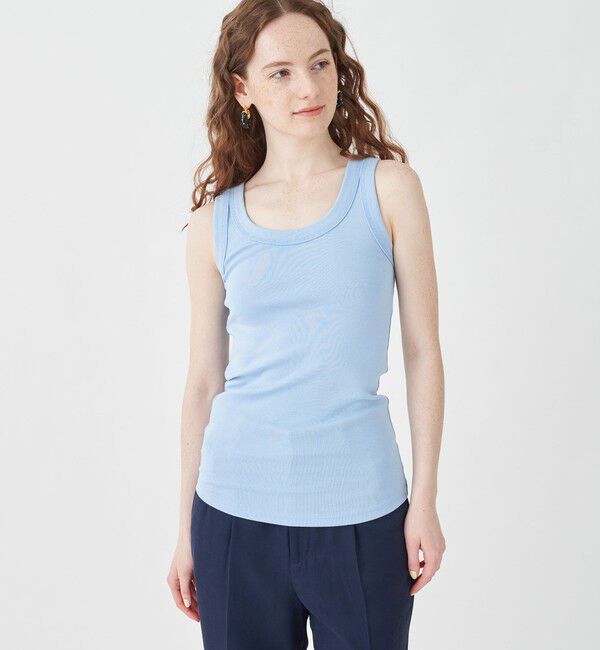 MACPHEE「シルキージャージー タンクトップ」|タンクトップ|
