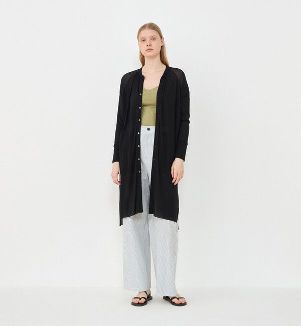 GALERIE VIE「ガーゼフライスジャージー ロングカーディガン」|カーディガン|