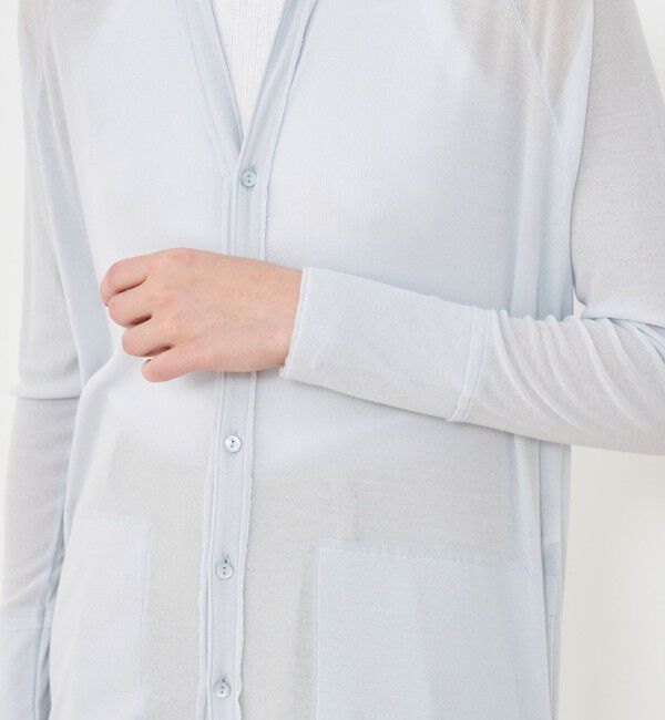 GALERIE VIE「ガーゼフライスジャージー ロングカーディガン」|カーディガン|