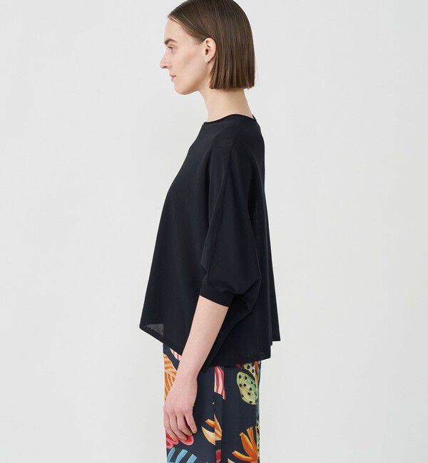 Ballsey「サスティナブルコットンナイロン クルーネックワイドプルオーバー」|ニット・セーター|