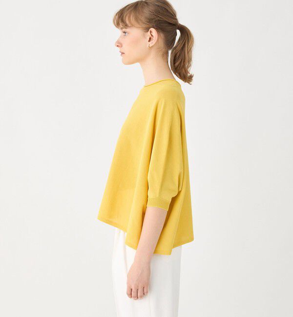 Ballsey「サスティナブルコットンナイロン クルーネックワイドプルオーバー」|ニット・セーター|