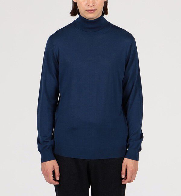 TOMORROWLAND MENS「TOMORROWLAND TRICOT スーパーファインメリノウール タートルネックニット S WOOL」|ニット・セーター|