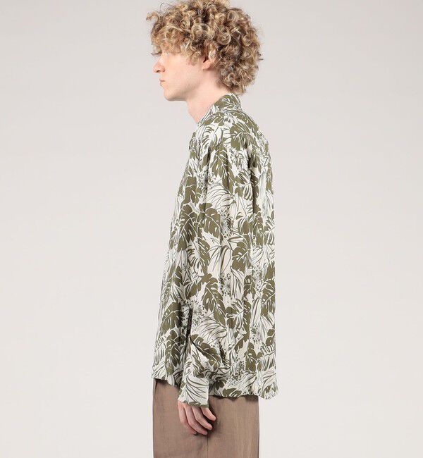 TOMORROWLAND BUYING WEAR「BAGUTTA AKA GL リーフプリント シャツブルゾン」|ブルゾン・スタジャン|