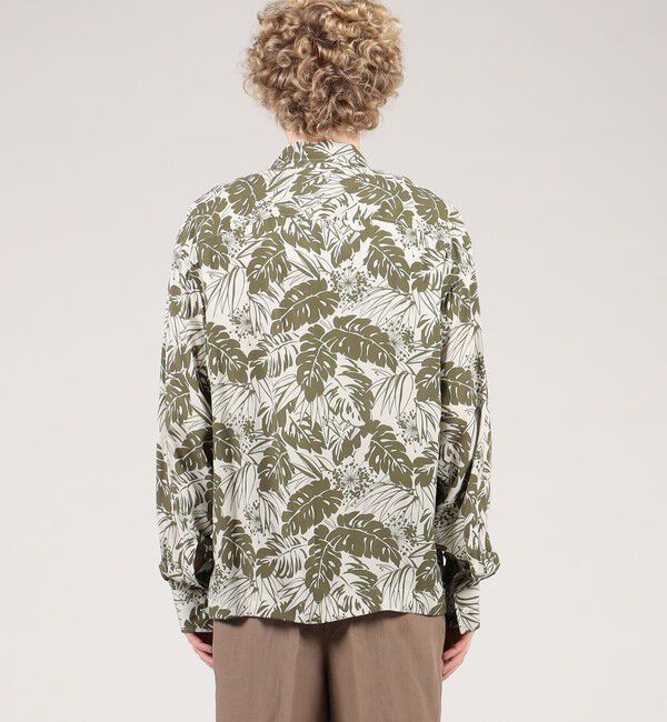 TOMORROWLAND BUYING WEAR「BAGUTTA AKA GL リーフプリント シャツブルゾン」|ブルゾン・スタジャン|