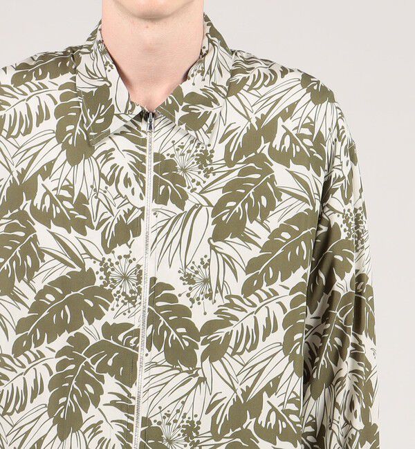 TOMORROWLAND BUYING WEAR「BAGUTTA AKA GL リーフプリント シャツブルゾン」|ブルゾン・スタジャン|