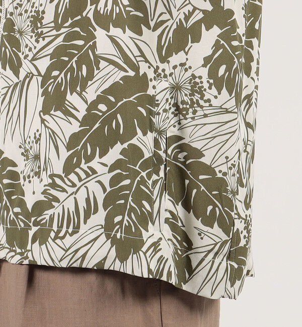 TOMORROWLAND BUYING WEAR「BAGUTTA AKA GL リーフプリント シャツブルゾン」|ブルゾン・スタジャン|