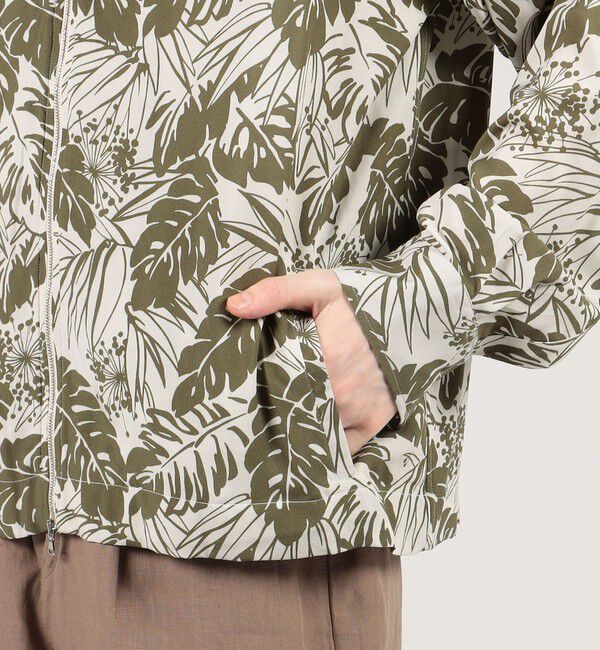 TOMORROWLAND BUYING WEAR「BAGUTTA AKA GL リーフプリント シャツブルゾン」|ブルゾン・スタジャン|