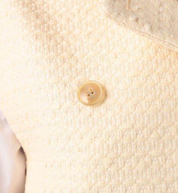 TOMORROWLAND collection「エクリュファンシーツイード ピージレ」|ベスト・ジレ|