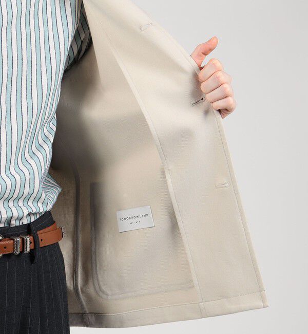 TOMORROWLAND MENS「コットンシルク ブルゾン」|ブルゾン・スタジャン|