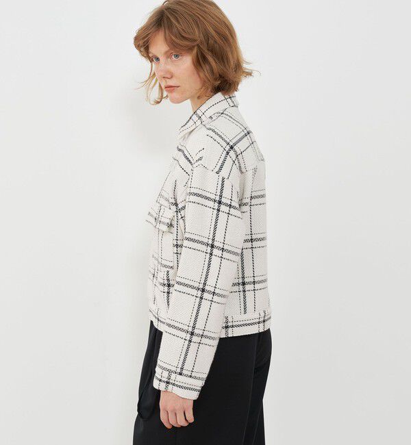 GALERIE VIE「ビンテージラグ ツータックジャケット」|ブルゾン・スタジャン|