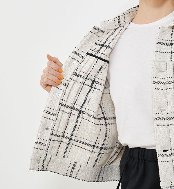 GALERIE VIE「ビンテージラグ ツータックジャケット」|ブルゾン・スタジャン|