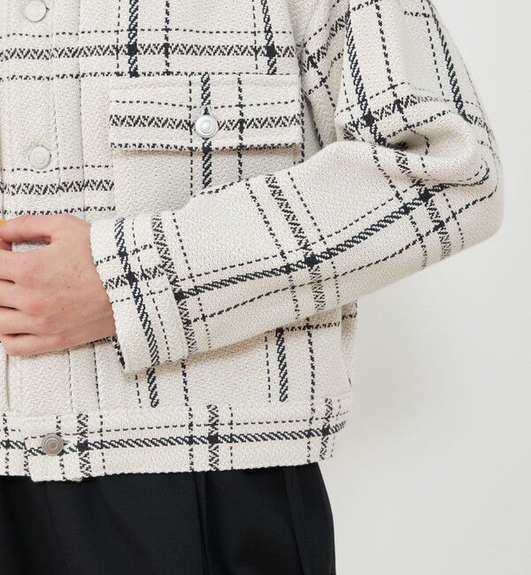 GALERIE VIE「ビンテージラグ ツータックジャケット」|ブルゾン・スタジャン|