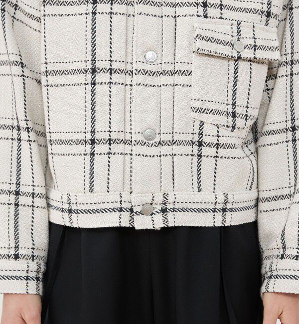 GALERIE VIE「ビンテージラグ ツータックジャケット」|ブルゾン・スタジャン|