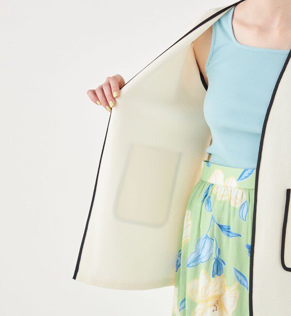 Ballsey「ミラノリブ ジレ」|ベスト・ジレ|