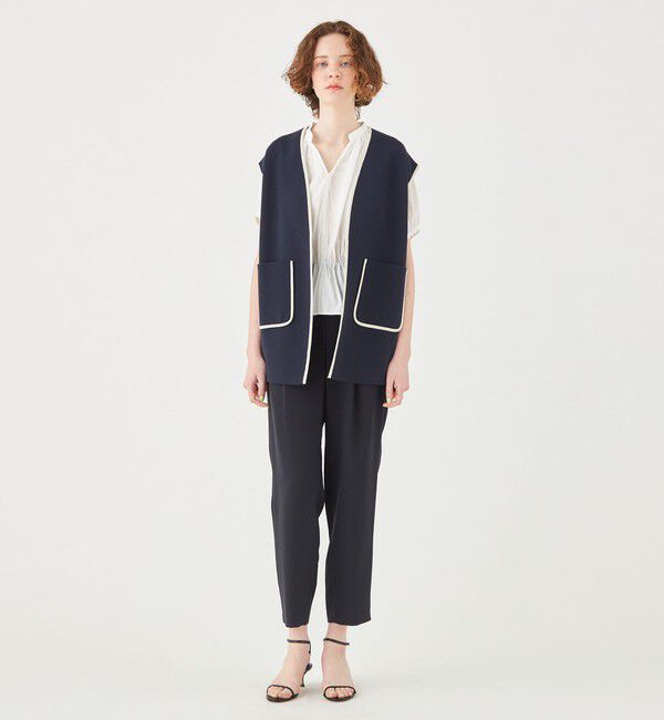 Ballsey「ミラノリブ ジレ」|ベスト・ジレ|