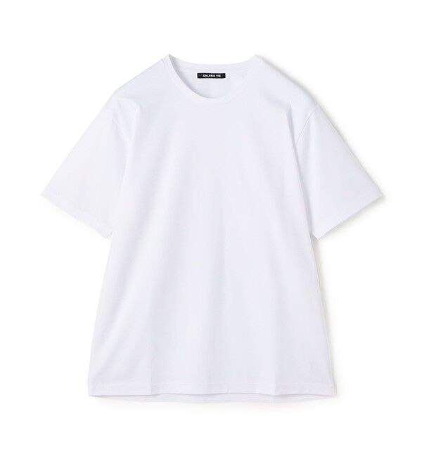 GALERIE VIE「ファインコットン ハーフスリーブTシャツ」|Tシャツ・カットソー|11 ホワイト