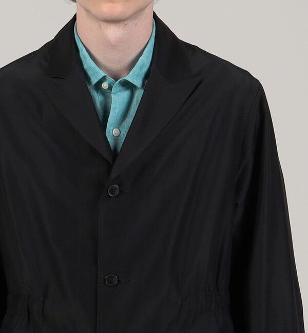TOMORROWLAND MENS「ブラタクシルク ピークドラペルブルゾン」|ブルゾン・スタジャン|