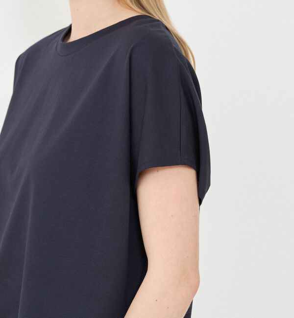 GALERIE VIE「ファインコットン ワイドクルーネックプルオーバー」|Tシャツ・カットソー|