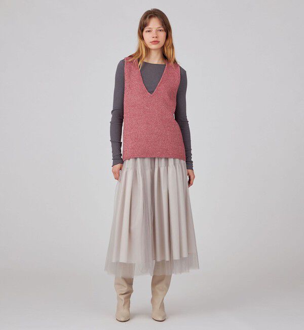 Ballsey「シャイニーメタル Iラインベスト」|ベスト・ジレ|