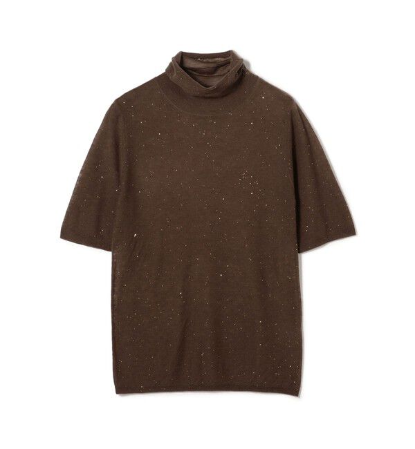 Ballsey「ミニスパンコール ハーフスリーブプルオーバー」|ニット・セーター|47 ブラウン