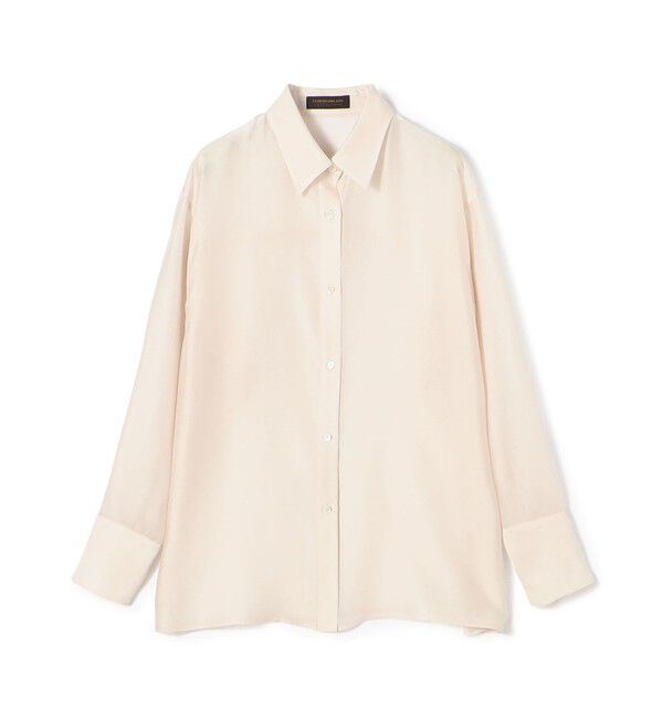 TOMORROWLAND collection「シアーオーガンジー ロングスリーブブラウス」|シャツ・ブラウス|41 ライトベージュ