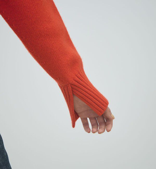 MACPHEE「ラムカシミヤ Vネックプルオーバー」|ニット・セーター|