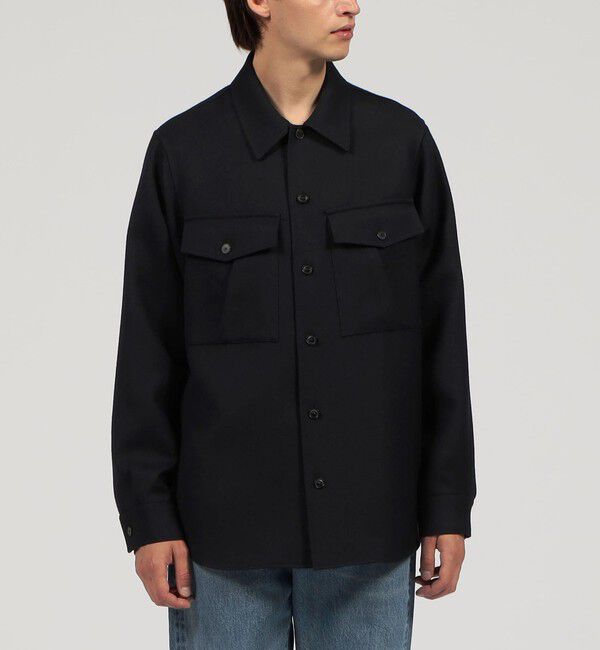 TOMORROWLAND MENS「ウール シャツブルゾン」|シャツ・ブラウス|