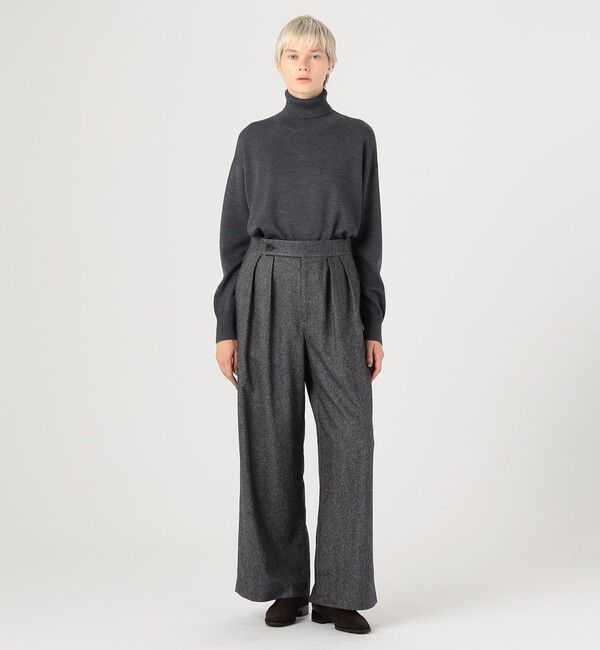 GALERIE VIE「ウーステッドウール タートルネックプルオーバー」|ニット・セーター|