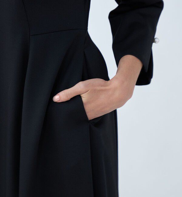 Ballsey「ウェーブツイル Vラップワンピース」|ワンピース|