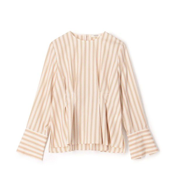 MACPHEE「コットンブロード プルオーバーブラウス」|シャツ・ブラウス|42 ライトベージュ系