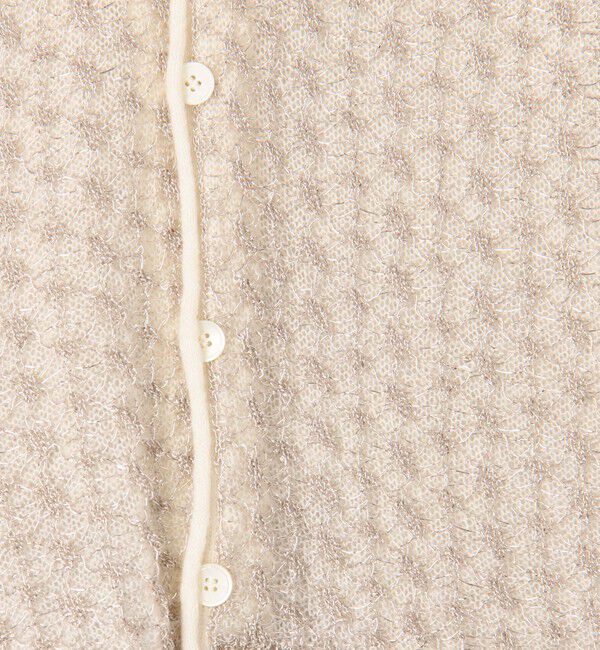 MACPHEE「ルレックスモヘヤ Vネックカーディガン」|カーディガン|