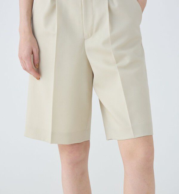 MACPHEE「ウールギャバジン タックハーフパンツ」|その他|