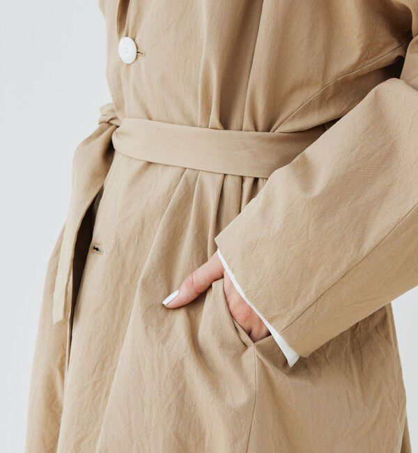 GALERIE VIE「パラシュートクロス チェスターコート」|チェスターコート|