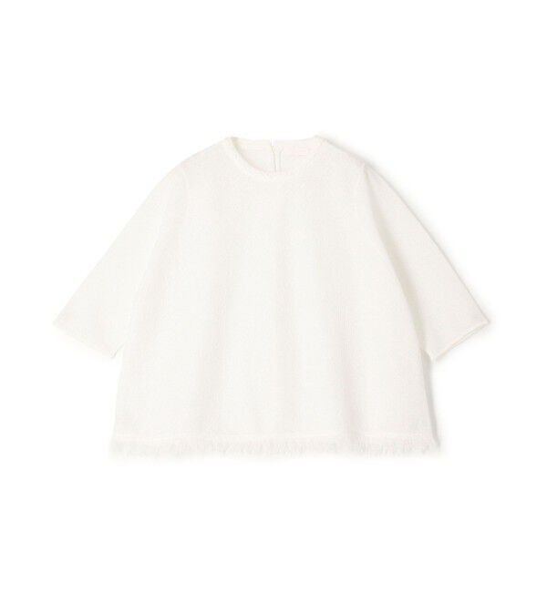 Ballsey「ダブルフェイスノット ワイドプルオーバー」|ニット・セーター|11 ホワイト