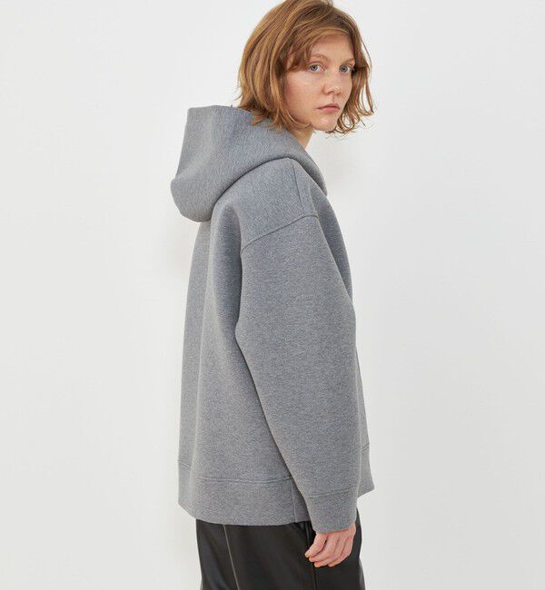 GALERIE VIE「ダンボールニット フーデッドブルゾン」|パーカー|