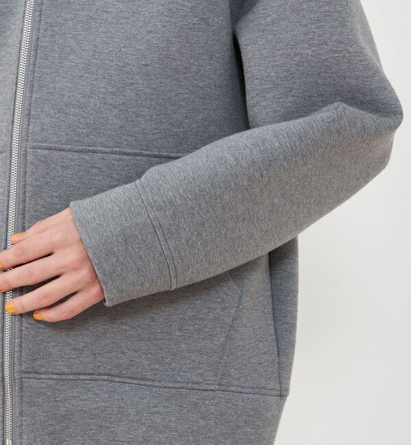 GALERIE VIE「ダンボールニット フーデッドブルゾン」|パーカー|